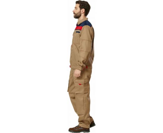 Куртка Эксперт Спецодежда Рольф 1 бежевый/темно-синий/красный, р. 56-58, рост 182-188 6446000047999 – изображение 5