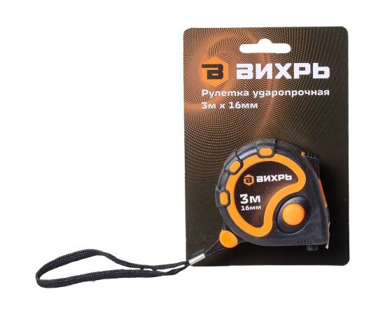 Рулетка Вихрь 3мх16мм 73/11/1/1 – изображение 5