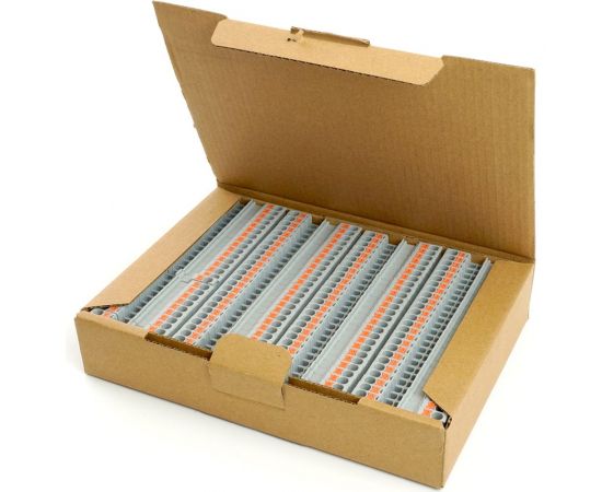 2-проводной проходной пружинный зажим STEKKER зни - 2,5 ,jxb pt 2,5, серый ld572-1-25, 100шт в упаковке 49241 – изображение 5