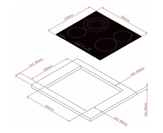 Варочная поверхность KUPPERSBERG ECS 630 6582 – изображение 7