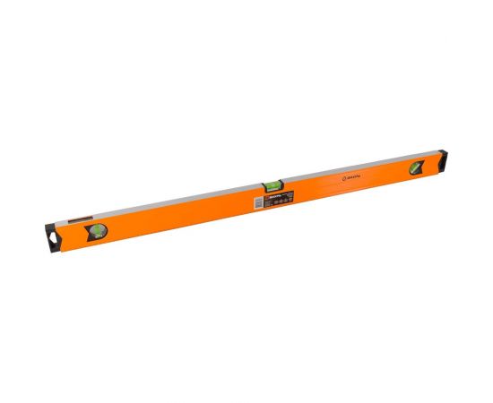 Алюминиевый магнитный уровень Вихрь 1000 мм, фрезерованный, 3 глазка 1 зеркальный 73/11/4/20 