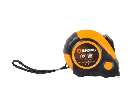 Рулетка Вихрь 10мх25мм, автостоп 73/11/1/6 