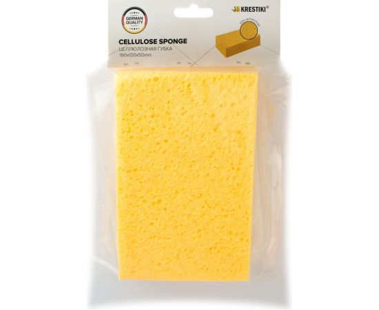 Целлюлозная губка 3D Krestiki 95х120х50 мм 00-00001812 