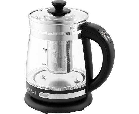 Чайник KITFORT 2 в 1 мощность 1850-2200 вт емкость 1,5 л КТ-656 