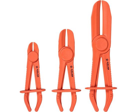 Зажимы для шлангов AIRLINE с фиксатором, набор 3 шт. D 11-60 мм ATAE001 