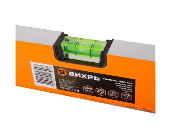 Алюминиевый магнитный уровень Вихрь 1000 мм, фрезерованный, 3 глазка 1 зеркальный 73/11/4/20 – изображение 13