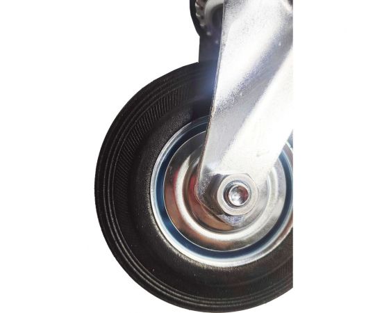Колесо для строительных лесов поворотное с тормозом 125 мм SAMGRUPP 17025 – изображение 2