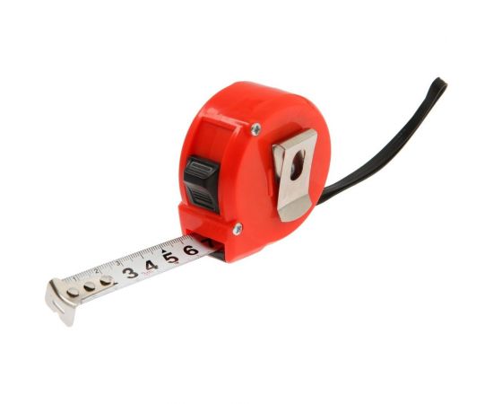 Рулетка ЛОМ пластиковый корпус, 3 м, 16 мм 9398715 – изображение 2