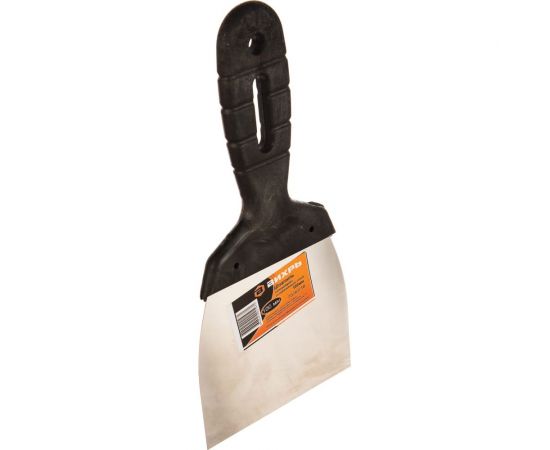 Шпатель нержавеющая cталь, пластиковая рукоятка 100мм Вихрь 73/3/2/18 – изображение 2