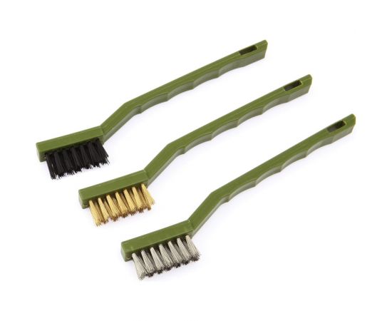 Набор щёток-мини Дело Техники латунная, нержавеющая сталь, нейлоновая, 3 шт. 270039 – изображение 2
