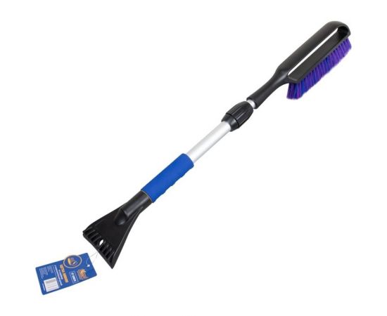 Зимняя щетка со скребком, телескопическая ручка 78-100 см KRAFT KT 830070 – изображение 2