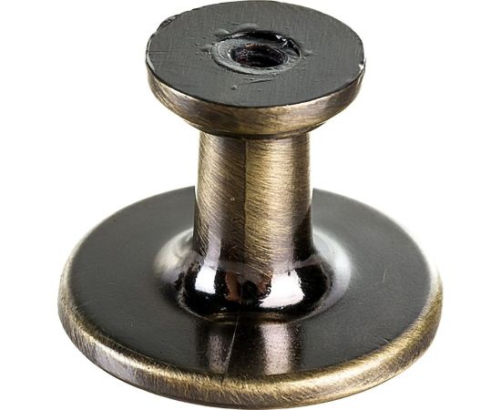 Ручка-кнопка KERRON 27 мм, античная бронза RK-015 AB – изображение 2