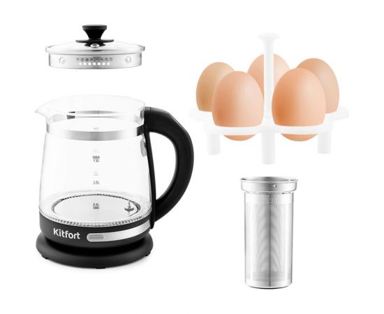 Чайник KITFORT 2 в 1 мощность 1850-2200 вт емкость 1,5 л КТ-656 – изображение 3