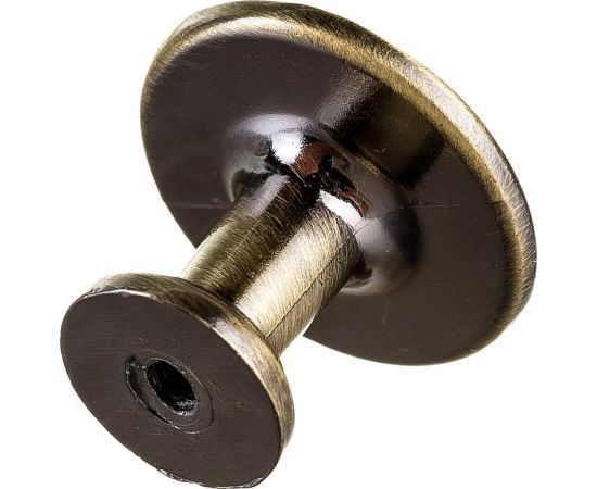Ручка-кнопка KERRON 27 мм, античная бронза RK-015 AB – изображение 4