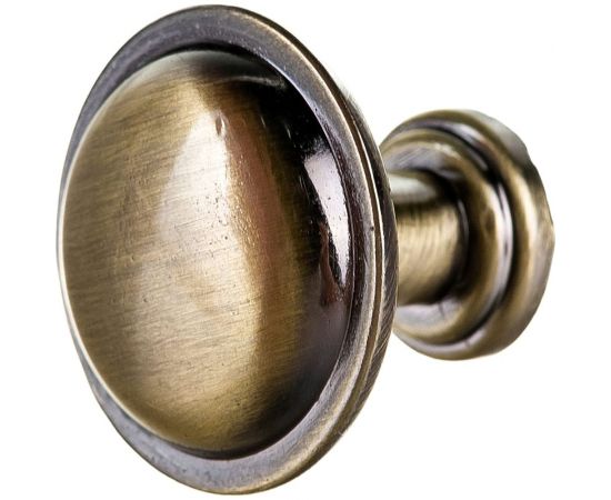 Ручка-кнопка KERRON 27 мм, античная бронза RK-015 AB – изображение 5