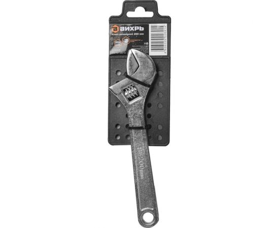 Разводной ключ Вихрь 200мм 73/6/10/1 – изображение 6