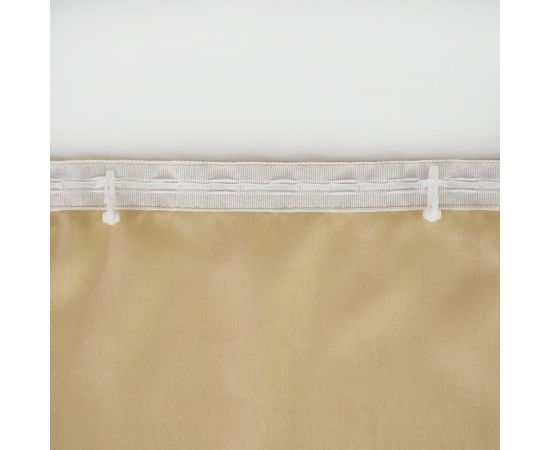 Портьерная штора witerra жаккард бамбук однотонный jyp111 золото 135x260 см 1 шт 100708 – изображение 6