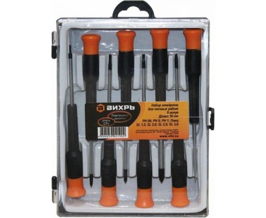 Набор отвёрток для точных работ Вихрь НОТ 8 73/6/2/12 