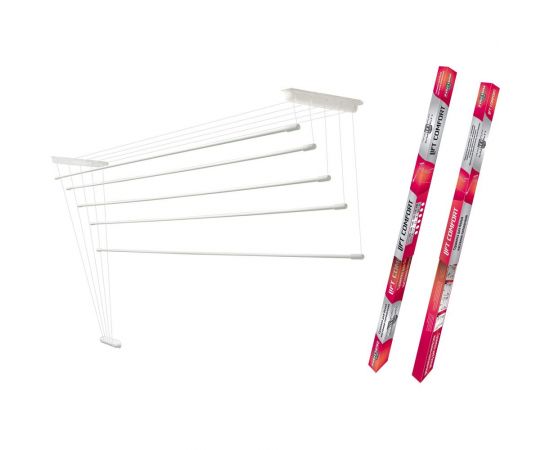 Потолочная сушилка Zalger Lift Comfort для белья 1,8м, 520-180 