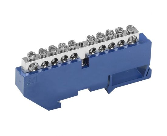 Шина IEK n "ноль" на din-изоляторе с никелевым покрытием шни-6x9-10-д-с YNN10-10-D-K07-N 