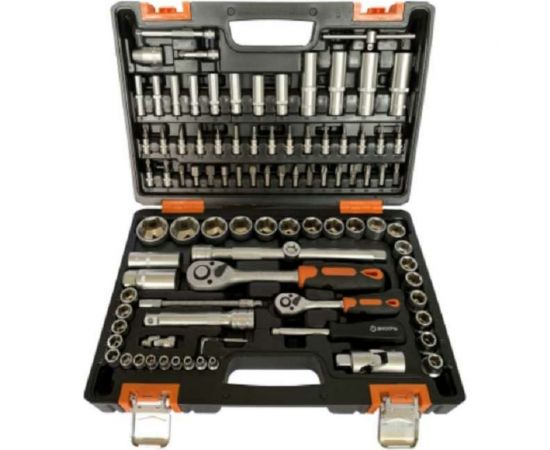 Набор инструментов Вихрь АВТО, 1/2, 1/4, CrV, в кейсе 94 предмета 73/6/7/7 