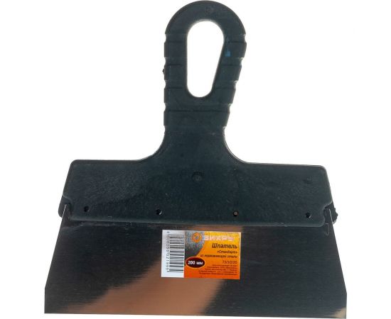 Шпатель, нержавеющая cталь, пластиковая рукоятка 200мм Вихрь 73/3/2/20 