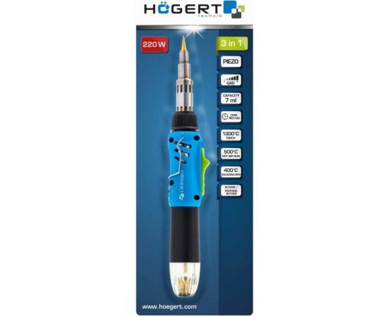 Газовый паяльник 3 в 1 HOEGERT TECHNIK HT2C401 – изображение 2