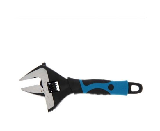 Ключ ТУНДРА разводной с тонкими губками, 2К рукоятка, раскрытие губок до 34 мм, 150 мм 4585629 – изображение 2