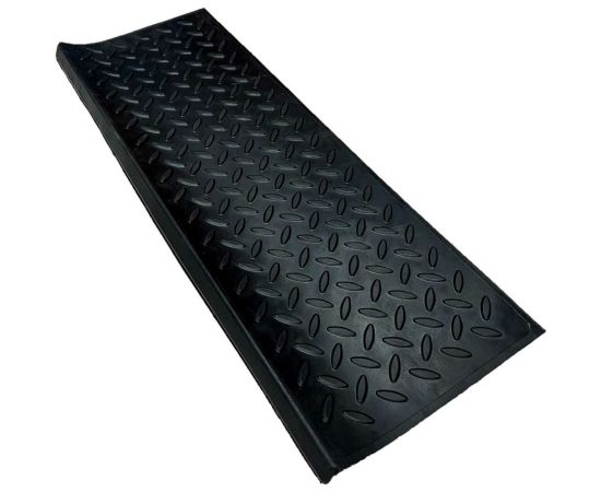 Накладка на ступеньку Бацькина баня зернистый рисунок, резиновая 100%, 250x750x25x3 мм 92250 – изображение 2