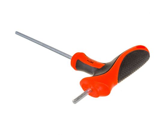 Имбусовый ключ HARDEN CRV, c Т-образной рукоятью, 4X100 мм 540714 – изображение 4