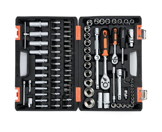 Набор инструментов Вихрь АВТО, 1/2, 1/4, CrV, в кейсе 94 предмета 73/6/7/7 – изображение 7