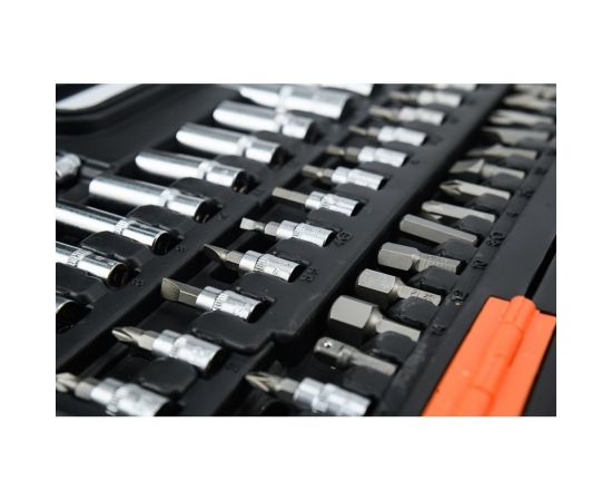 Набор инструментов Вихрь АВТО, 1/2, 1/4, CrV, в кейсе 94 предмета 73/6/7/7 – изображение 8