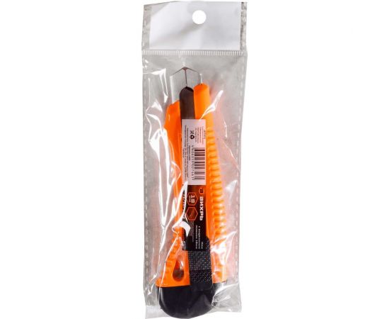 Нож с выдвижным лезвием Вихрь 18 мм, пластиковый корпус, металлическая направляющая, 73/10/10/2 – изображение 9