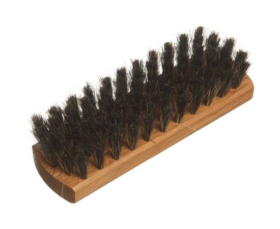 Щетка для обуви YOZHIK натуральная щетина, черная, 125x40x11 мм, 80 пучков Б/031 