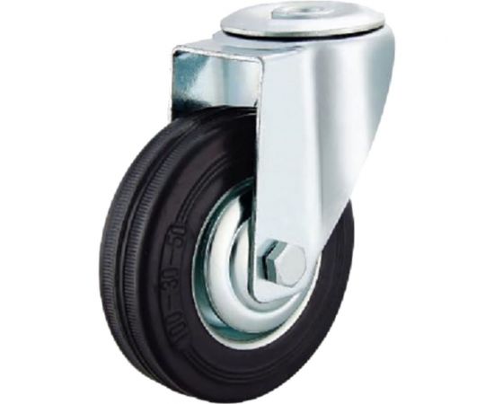 Колесо промышленное поворотное под болт SCH93 75 мм MFK-TORG 4004075 