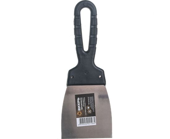 Шпатель, нержавеющая cталь, пластиковая рукоятка 80мм Вихрь 73/3/2/17 