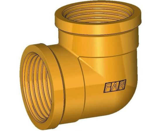 Угольник FAR хром, ВР-ВР, 1/2"" FC 5255 12C 