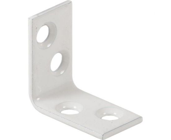 Уголок VORMANN 25х25х15х2 мм, оцинкованный, цвет: белый 00180 025 W 