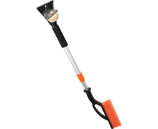 Телескопическая щетка для снега со скребком АВТОСТОП AB-2268 