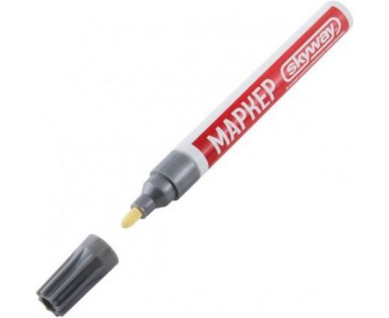 Универсальный маркер с наконечником из фетра, цвет серебряный SKYWAY S03501008 