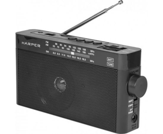 Радиоприёмник HARPER HDRS-377 black H00002236 