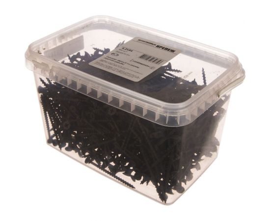 Саморез Качественный КРЕПЕЖ 4,2х64 потай, крупная резьба, оксид 650 шт 2000373 КЧ – изображение 2