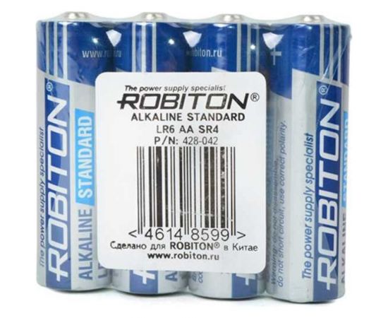 Элемент питания Robiton STANDARD LR6 SR4 12295 – изображение 3