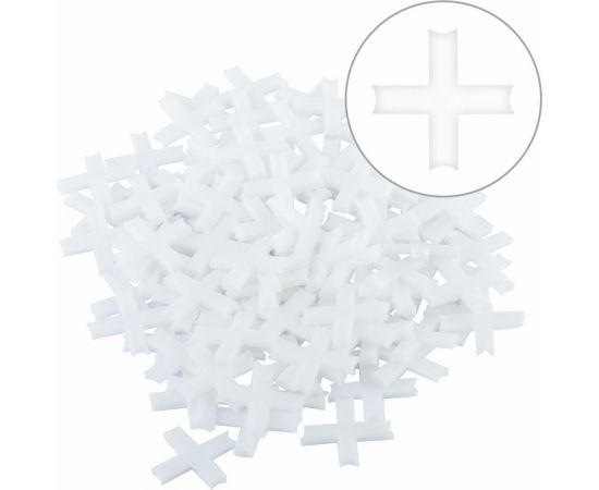 Крестики для кафеля (100 шт; 4 мм) Biber 55605 тов-080351 – изображение 3