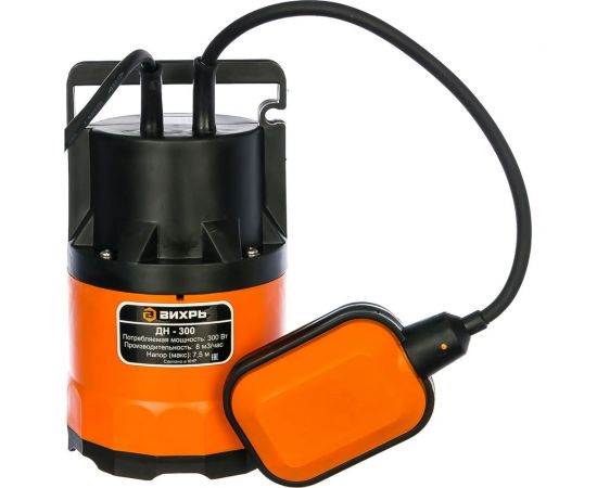 Дренажный насос Вихрь ДН-300 68/2/6 – изображение 3