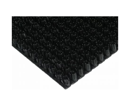 Коврик-дорожка VORTEX 0,90х15 м ТРАВКА на противоскользящей основе черный 24004 – изображение 3