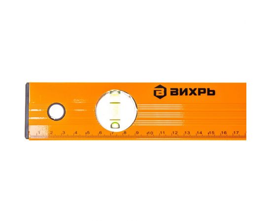 Алюминиевый уровень 1000мм фрезерованный 3 глазка Вихрь 73/11/4/4 – изображение 4