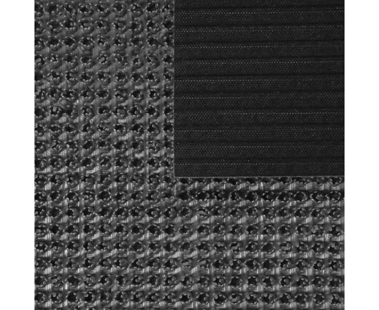 Коврик-дорожка VORTEX 0,90х15 м ТРАВКА на противоскользящей основе серый 24010 – изображение 5