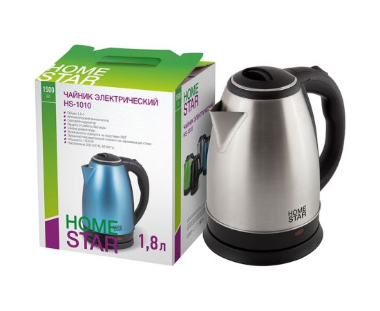 Чайник HomeStar HS-1010 1.8 л, стальной 003013 – изображение 7