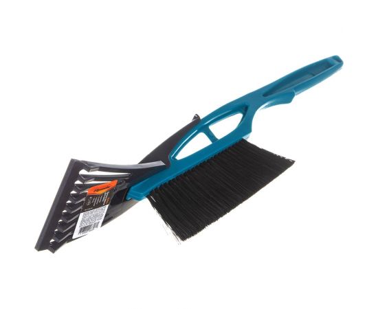 Щетка-сметка для снега SPARTA со скребком, 530мм, бирюзовая 552985 – изображение 8